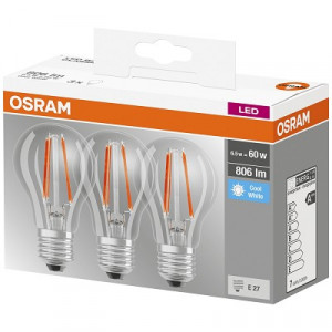 OSRAM LED FILAMENTTI 6,5W 4000K E27 A60